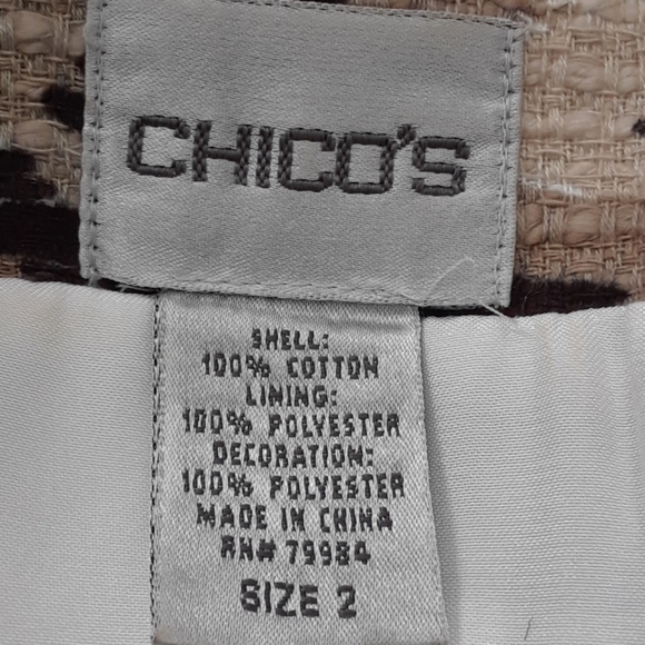 Chicos Multicolored Embroidered Jacket - Picture 14 of 14